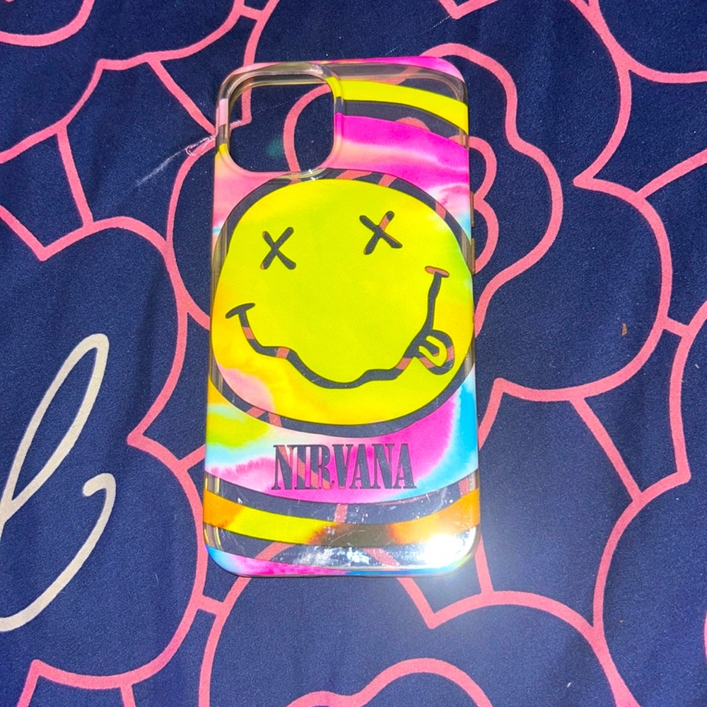 Nirvana colorful phone case for iPhone 14